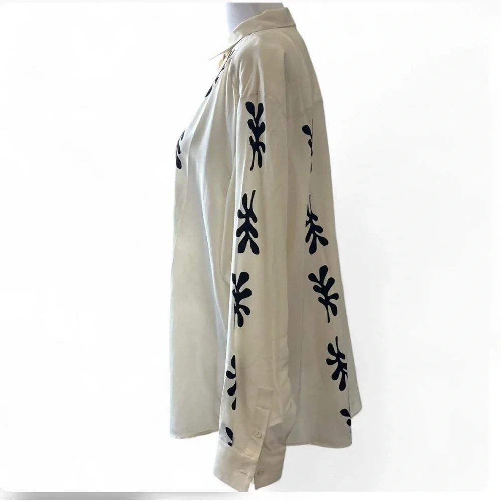 Fig Leaf Silk Shirt - Picture 6 of 12